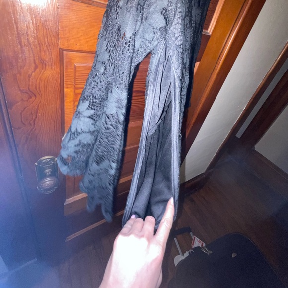 Trading with @lynds_e_curry// LuLus Little Black Lace Hippie Dress - Picture 5 of 7
